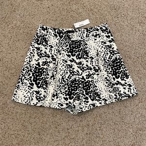 NWT J. Crew animal print skort
